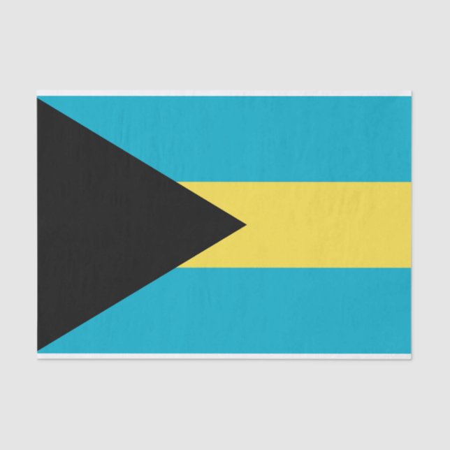 Bahamian Flag Tissue Paper (Front)