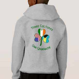 Bahamian Irish American Shamrock Personalised