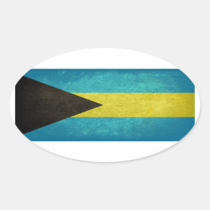 Bahamian Oval Sticker