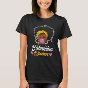 Bahamian Queen Bahamas Flag Pride Home Country Her T-Shirt