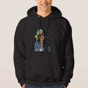 Bahamian Woman Products Flag Uniform American Baha Hoodie