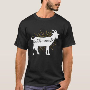 Bahh Maste Goat Yoga Namaste Pun Men And Women T-Shirt