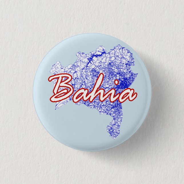 Bahia 3 Cm Round Badge (Front)