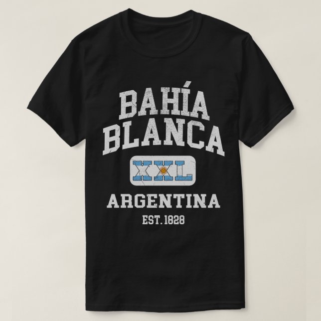 Bahia Blanca Argentina XXL Athletic design 1 T-Shirt (Design Front)