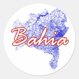 Bahia Classic Round Sticker