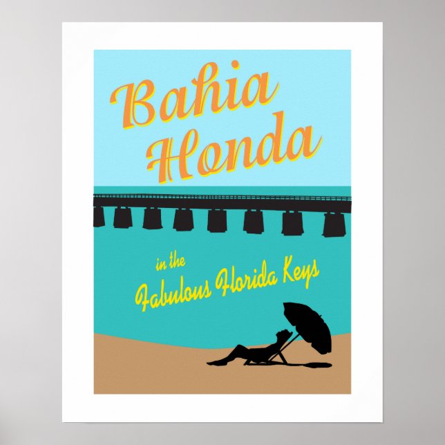 Bahia Honda Florida Keys Poster (Front)