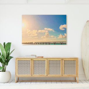 Bahia Honda Railroad Bridge Florida Keys Canvas Print