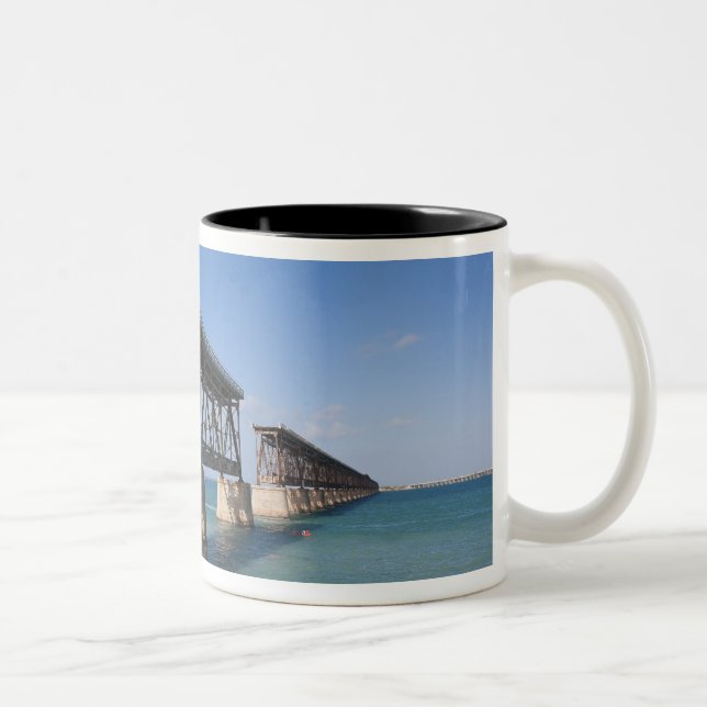 Bahia Honda State Park, Florida Keys, Key Two-Tone Coffee Mug (Right)