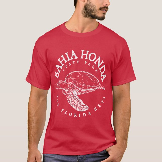 Bahia Honda State Park Florida Keys Loggerheadurle T-Shirt (Front)