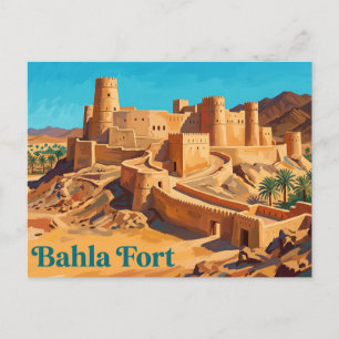 Bahla Fort Oman Postcard