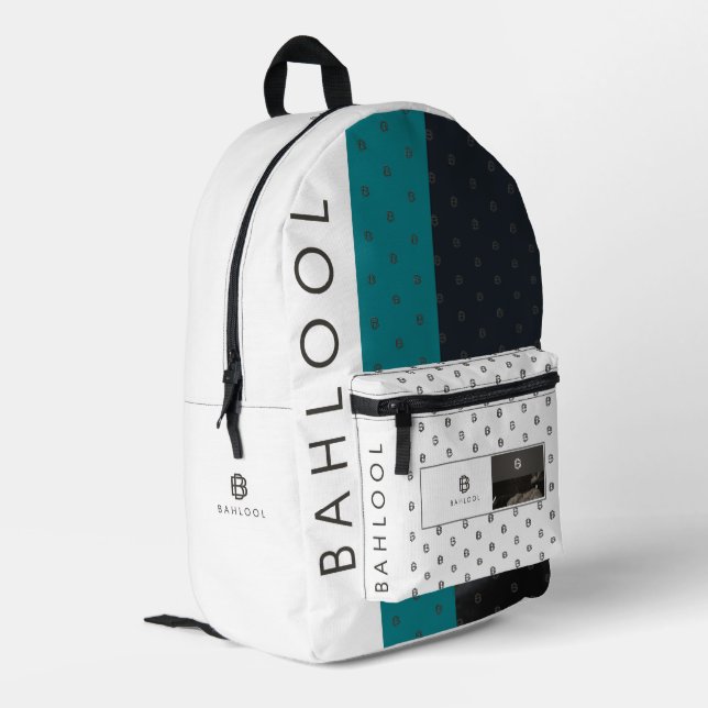 BAHLOOL  PRINTED BACKPACK (Back Corner Left)