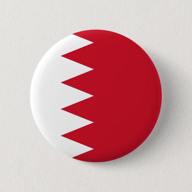 Bahrain - Bahraini Flag 6 Cm Round Badge (Front)