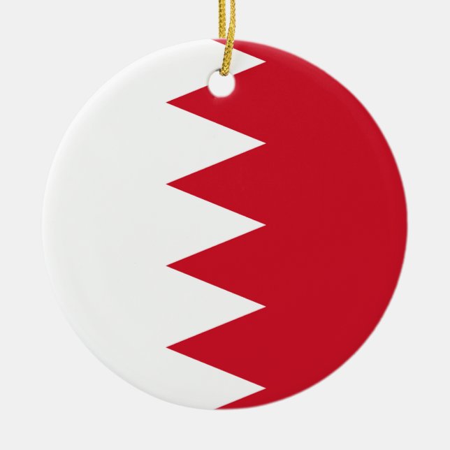 Bahrain Ceramic Tree Decoration (Front)