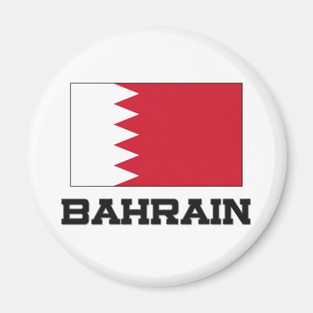 Bahrain Flag Magnet (Front)