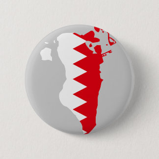 Bahrain flag map 6 cm round badge