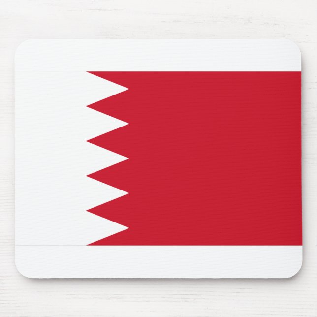 Bahrain Flag Mouse Mat (Front)