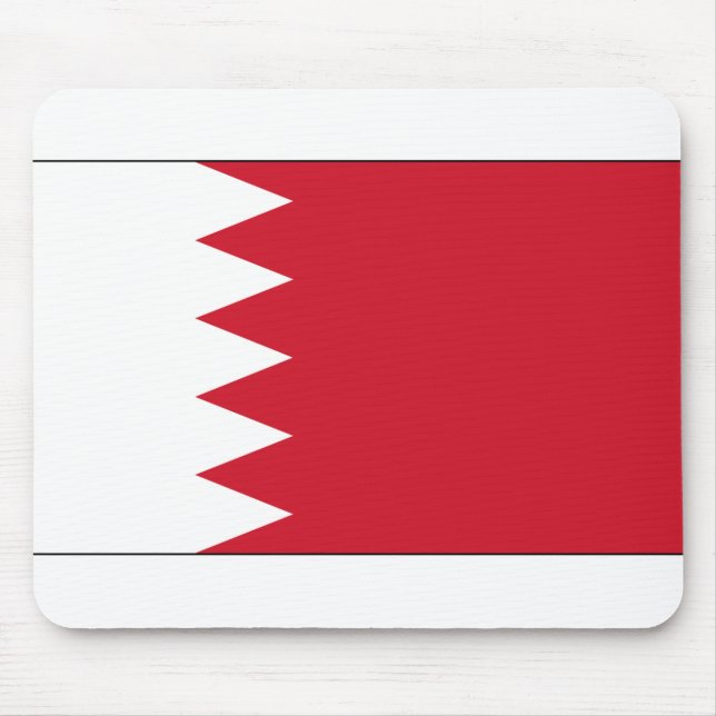 Bahrain Flag Mouse Mat (Front)