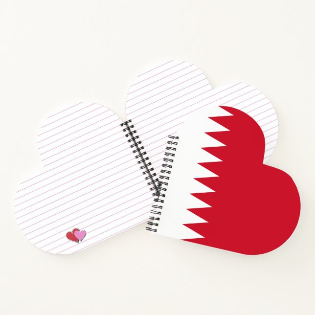 Bahrain flag notebook (Inside)