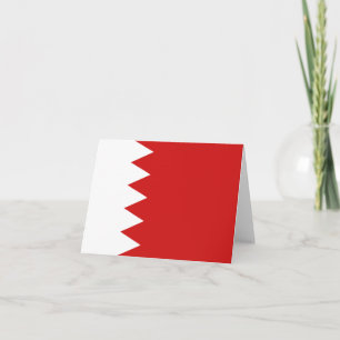 Bahrain Flag Notecard