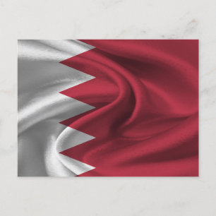 Bahrain Flag Postcard