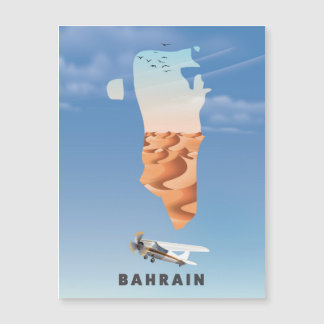Bahrain Illustrated travel poster print.