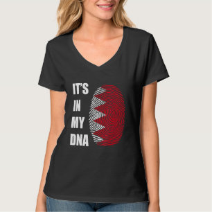 Bahrain Is In My Dna It's In My Dna Bahraini Finge T-Shirt