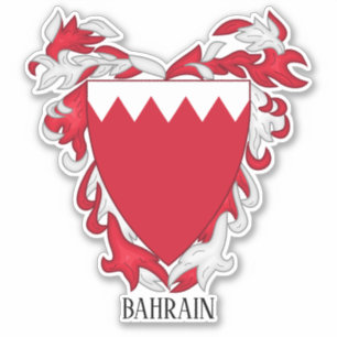 Bahrain National Coat Of Arms Patriotic