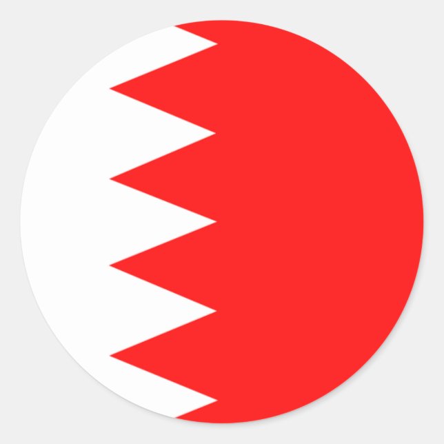 Bahrain National Flag Classic Round Sticker (Front)