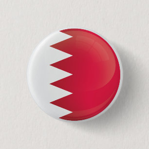 Bahrain  Round Icon Flag 3 Cm Round Badge