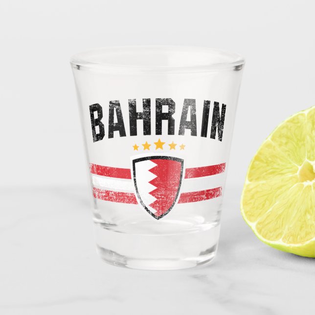 Bahrain                                            shot glass (Front)