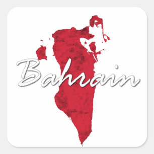Bahrain Square Sticker