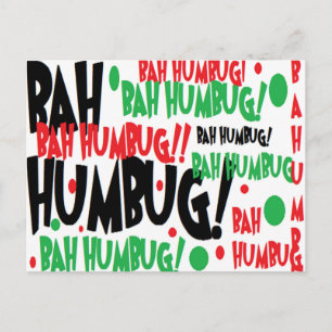 bahumbug postcard