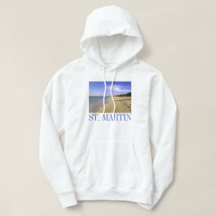 Baie Longue Long Bay Beach, St. Martin Hoodie