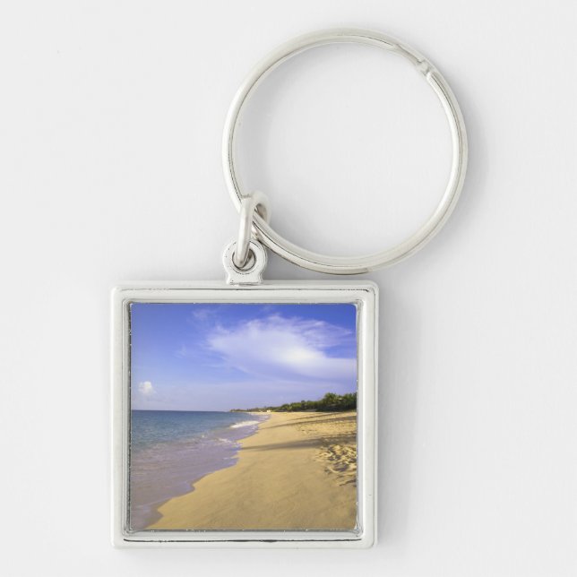 Baie Longue Long Bay beach, St. Martin, Key Ring (Front)