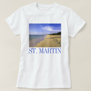 Baie Longue Long Bay Beach, St. Martin T-Shirt