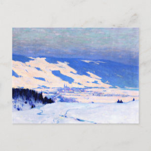 Baie-Saint-Paul by Clarence Gagnon Postcard