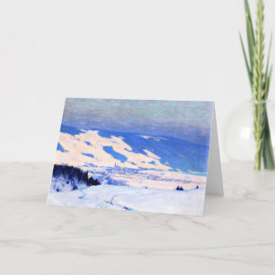 Baie-Saint-Paul by Clarence Gagnon Thank You Card