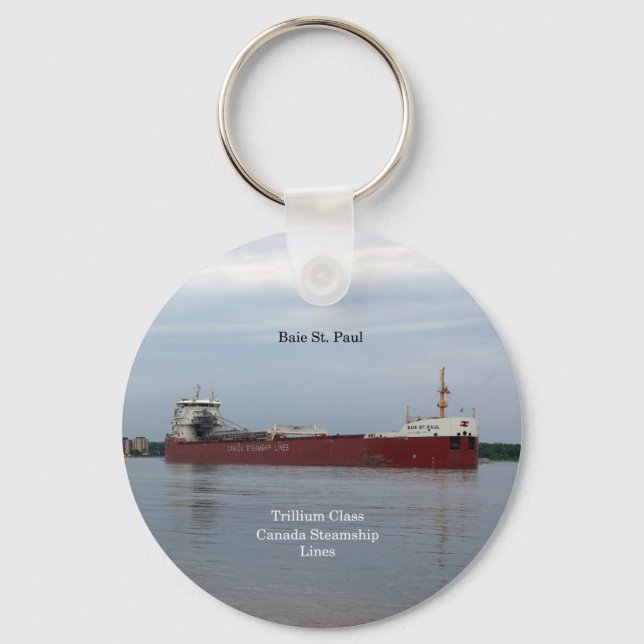 Baie St. Paul loaded key chain (Front)