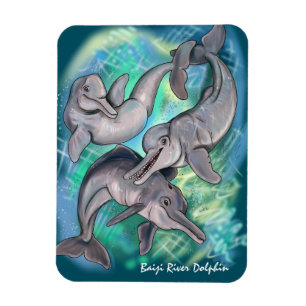 Baiji River Dolphin lost echos Magnet