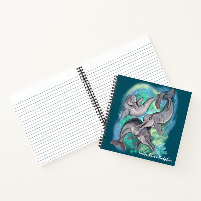 Baiji River Dolphin lost echos Notebook (Inside)