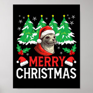 Baikal Seal Christmas Pajama Costume for Xmas Holi Poster