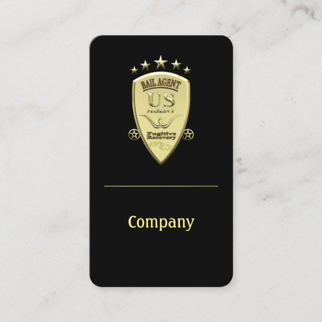 Bail Agent Business Card (Front)