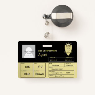 Bail Agent ID Badge