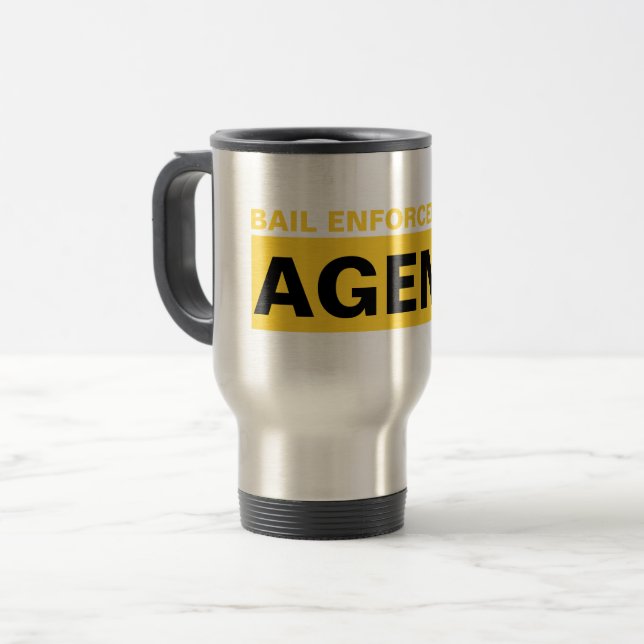 Bail Agent Travel Mug (Front Left)