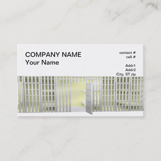 Bail bond business card (Front)