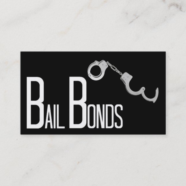 Bail Bonds Business Card (Front)