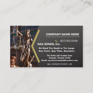 Bail Bonds Business Cards