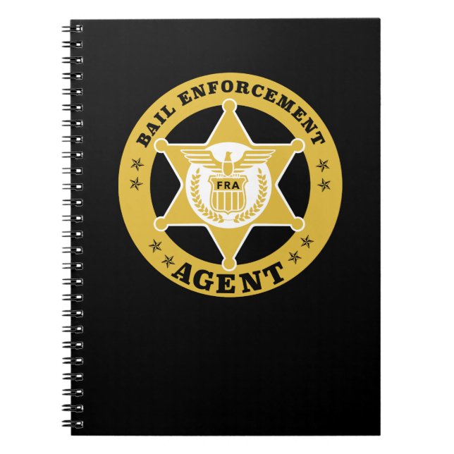BAIL ENFORCEMENT AGENT BADGE NOTEBOOK (Front)