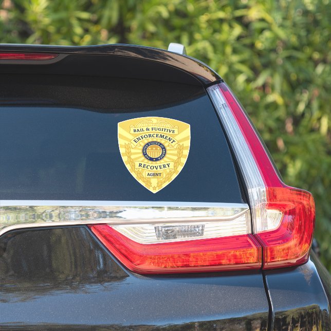 BAIL & FUGITIVE RECOVERY BADGE (Car Side)