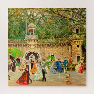 Bailando vals en la Quinta da Regaleira (Portugal) Jigsaw Puzzle